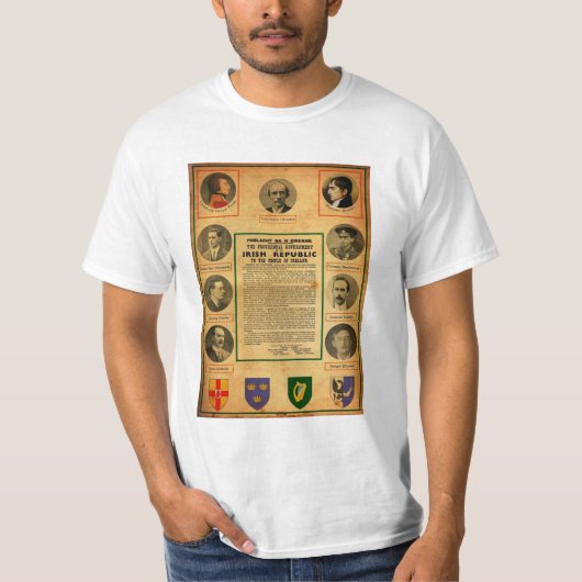 1916アイルランド宣言 Tシャツ (正面)