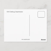 1916アクアレルザルツブルグ州ブリッジ ポストカード (裏面)