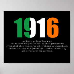 1916イースター上昇記念ポスター ポスター