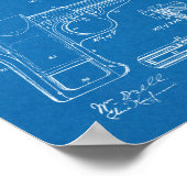 1916スミスガン特許美術スケッチプリント ポスター (角)