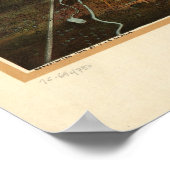 1916ニューアークNJ鳥瞰図パノラママップ ポスター (角)