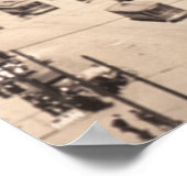 1916バーミンガムのスカイライン、ALヴィンテージ写真 ポスター (角)