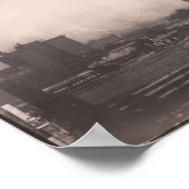 1916パノラマビュー、バーミンガムALヤード長写真 ポスター (角)