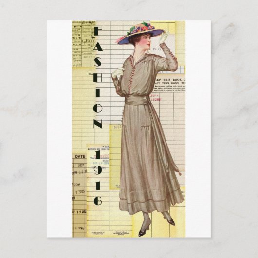 1916ファッション ポストカード (正面)