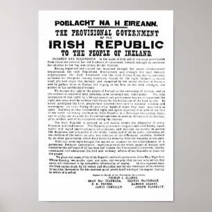 1916年のアイルランド宣言 ポスター