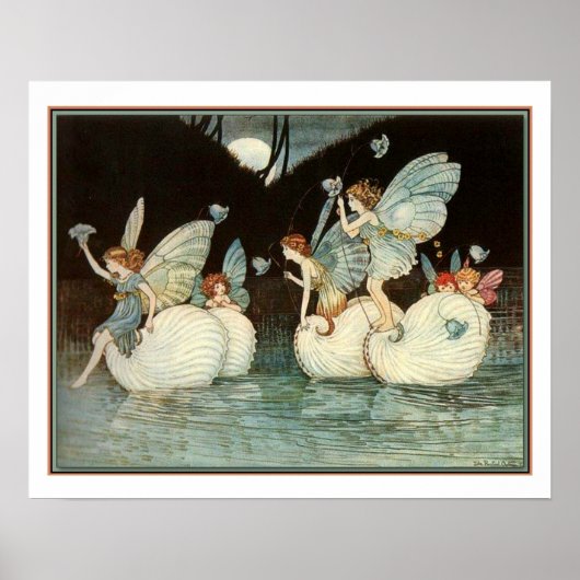 1916年のイダ・アウスワイト著「フェアリー島」 ポスター (正面)