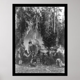 1916年を集める平頭のインドの前クリスマス ポスター