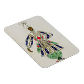 1916年アラジンの「黒人」の衣装（色） マグネット (右側)