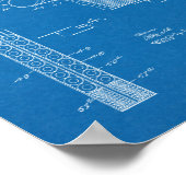 1916年ガン特許自動芸術スケッチプリント ポスター (角)