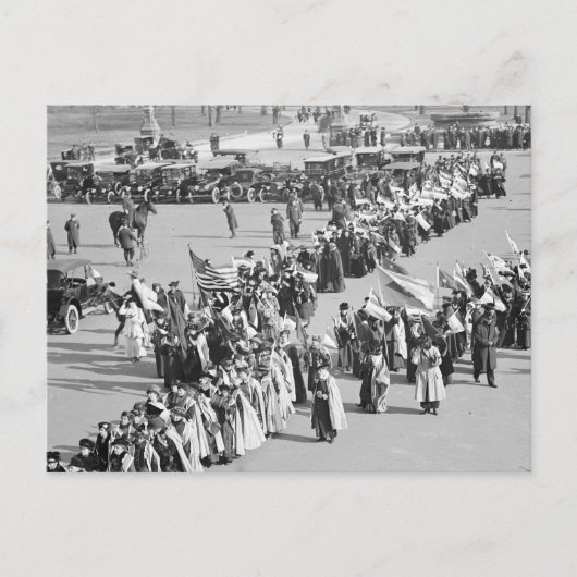 1916年選挙権行進 ポストカード (正面)