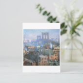 1916年頃のイーストリバー、ブルックリン橋 ポストカード (スタンド正面)