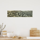 1916 Bird's eye view of Bisbee, AZヴィンテージ写真 ポスター (キッチン)