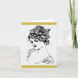 1917アールヌーボーノートカード！ カード