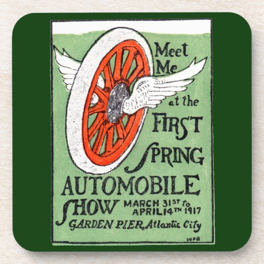 1917ニュージャージー州春の自動表示 コースター (正面)