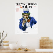 1917レズリーの週刊叔父サム ポスター (キッチン)