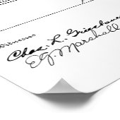 1917ヴィンテージカイロプラクティック表特許芸術プリント ポスター (角)