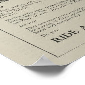 1917ヴィンテージ自転車マーケティング広告アートポスター ポスター (角)