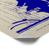 1917ヴィンテージ自転車マーケティング広告アートポスター ポスター (角)