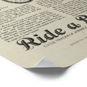 1917ヴィンテージ自転車マーケティング広告アートポスター ポスター (角)