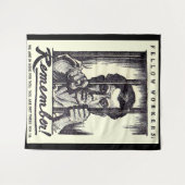 1917人の仕事仲間は覚えています! タペストリー (正面(横))