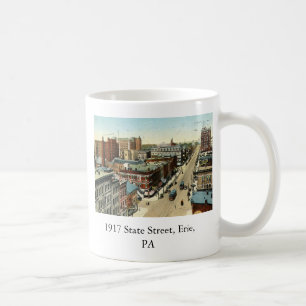 1917人の州の通り、エリー、PA コーヒーマグカップ