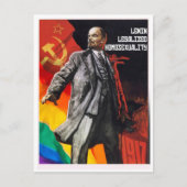 「1917年にレーニンが同性愛を合法化した」ポストカード ポストカード (正面)
