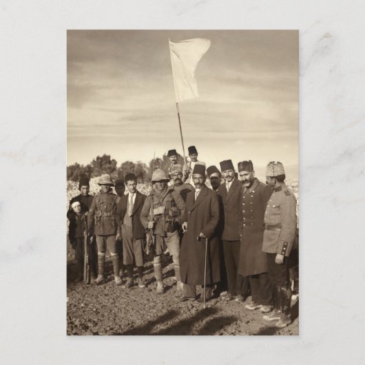 1917年のオスマン帝国降伏 ポストカード (正面)