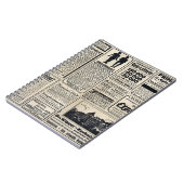 1917年のドイツの古新聞広告 ノートブック (左側)
