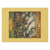 1917年ゲチスバーグの戦いの楽譜 テーブルクロス (正面(横))