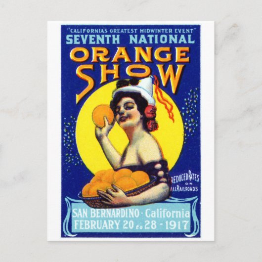 1917年サンベルナルディノポスター ポストカード (正面)