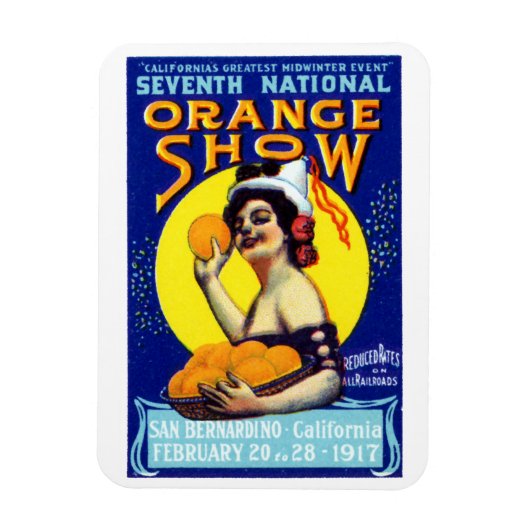 1917年サンベルナルディーノのポスター マグネット (縦)