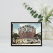 1917年デトロイトのトゥラー・ホテル ヴィンテージ ポストカード (スタンド正面)