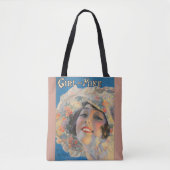 1917年マイニングシート音楽カバーの少女 トートバッグ (正面)