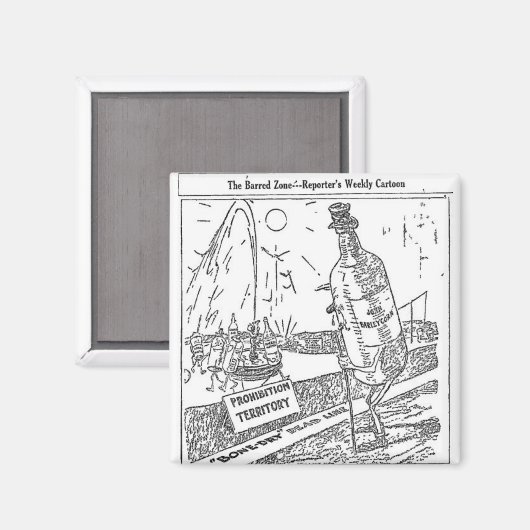 1917年禁止漫画 マグネット (正面/裏面)