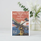 "1917年頃航空業務"を結合して下さい ポストカード (スタンド正面)