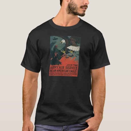 1917年頃軍隊の航空業務 Tシャツ (正面)