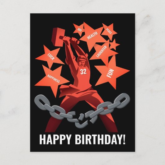 1917年10月誕生日カード シーズンポストカード (正面)