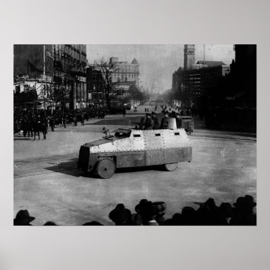 1917年3月27日：装甲車両隊 ポスター (正面)
