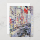 1917年5月34通りからHasssamによってAvenueを上る (正面/裏面)