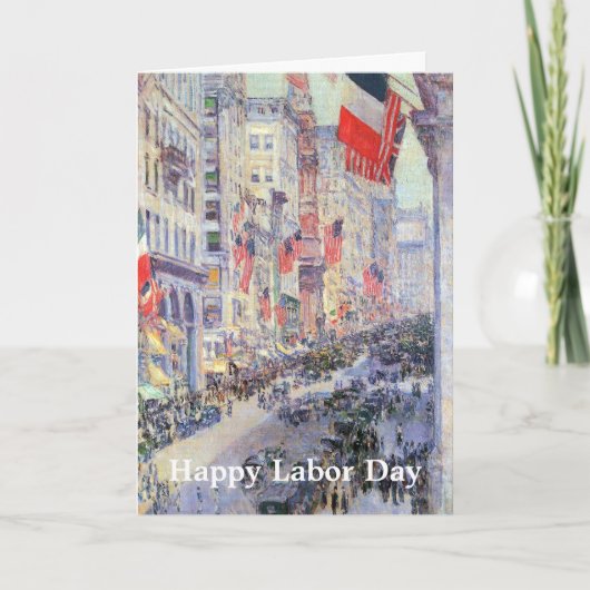 1917年5月34通りからHasssamによってAvenueを上る カード (正面)