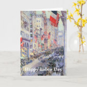 1917年5月34通りからHasssamによってAvenueを上る カード (黄色い花)