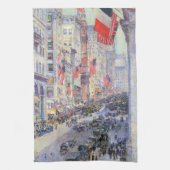 1917年5月34通りからHasssamによってAvenueを上る キッチンタオル (縦)