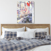 1917年5月34通りからHasssamによってAvenueを上る キャンバスプリント (インサイチュ (寝室))