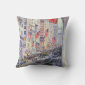 1917年5月34通りからHasssamによってAvenueを上る クッション (裏面)