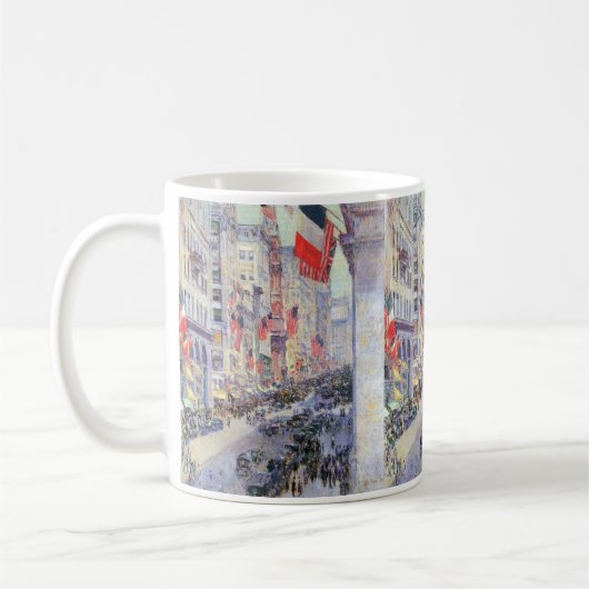 1917年5月34通りからHasssamによってAvenueを上る コーヒーマグカップ (左)