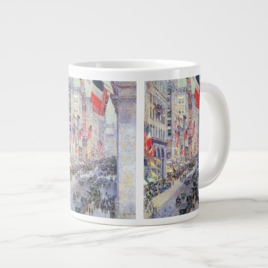 1917年5月34通りからHasssamによってAvenueを上る ジャンボコーヒーマグカップ (正面右)