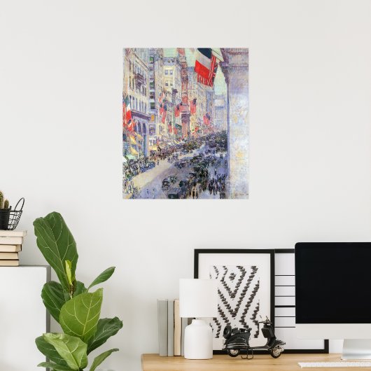 1917年5月34通りからHasssamによってAvenueを上る ポスター (ホームオフィス)