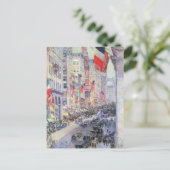 1917年5月34通りからHasssamによってAvenueを上る ポストカード (スタンド正面)