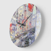 1917年5月34通りからHasssamによってAvenueを上る ラージ壁時計 (傾斜)