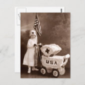 1917愛国的ナース ポストカード (正面/裏面)